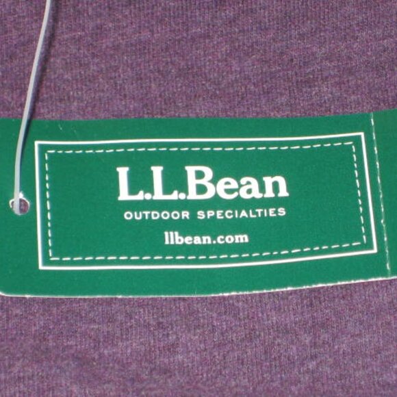 NWT L.L. Bean XLP Ultrasoft Sweats Jacket Full Zip Mock Neck Purple Petite NEW - Picture 7 of 7